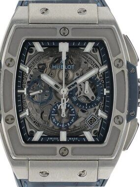 Hublot Spirit Of Big Bang Titanium Skeleton Dial 42mm Auto Men's